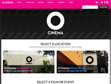 Tablet Screenshot of o-cinema.org